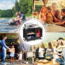 Costway Portable BBQ Camping Grill Table Kitchen Sink Station W/ Storage Organizer Basin 11 Costway Portable BBQ Camping Grill Table Kitchen Sink Station W/ Storage Organizer Basin -Cozy Living Deals Store GUEST 58f13673 ef52 460e 99ac 8672a019f0fb