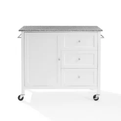 Soren Granite Top Kitchen Island/Cart Gray/White - Crosley -Cozy Living Deals Store GUEST 58f1e2dd 5209 4fba bec3 84e9efbe1e76