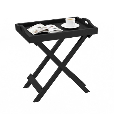 End Table With Removable Tray Top Black - Yorkshire Home 1 End Table With Removable Tray Top Black - Yorkshire Home