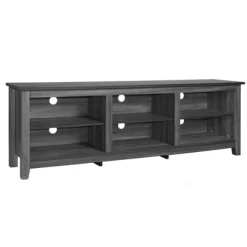 Better Home Products Noah Wooden 70 TV Stand With Open Storage Shelves Charcoal -Cozy Living Deals Store GUEST 5946022c 2755 4414 acd7 e4125d092fe3