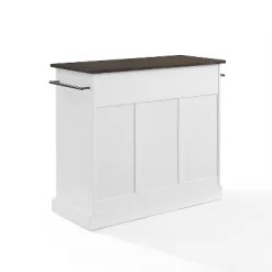 Shoreline Kitchen Island White/Dark Brown - Crosley -Cozy Living Deals Store GUEST 5996b8ad 35b3 430e 871f 6874a48ed147