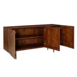 Verdeen Console Brown/Gold - Powell Company -Cozy Living Deals Store GUEST 59c2c670 a2c3 475f a057 43e4d6883bbd