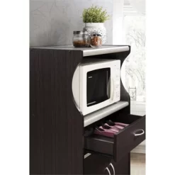 Microwave Kitchen Cart In Chocolate Gray - Hodedah 11 Microwave Kitchen Cart In Chocolate Gray - Hodedah -Cozy Living Deals Store GUEST 5a138e70 1142 4245 a6fd 3a1132a59cee