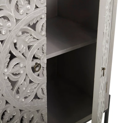 42" X 30" Traditional Wood Cabinet - Olivia & May 3 42" X 30" Traditional Wood Cabinet - Olivia & May - Image 3