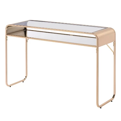 Milrix Sofa Table With Glass Top - MiBasics 3 Milrix Sofa Table With Glass Top - MiBasics - Image 3