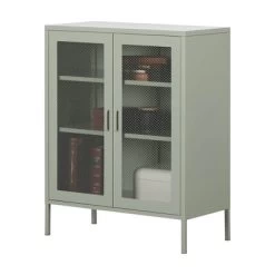 Crea Metal Mesh 2 Door Accent Cabinet - South Shore 22 Crea Metal Mesh 2 Door Accent Cabinet - South Shore -Cozy Living Deals Store GUEST 5ba6ef22 3fc3 4c88 815c 9bda0aa3fed9