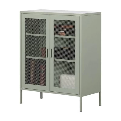 Crea Metal Mesh 2 Door Accent Cabinet - South Shore 10 Crea Metal Mesh 2 Door Accent Cabinet - South Shore - Image 10