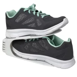 Home Basics Plastic Shoe Space Saver, White