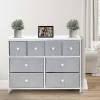 Sorbus Drawer Fabric Dresser For Bedroom Home And More Blue