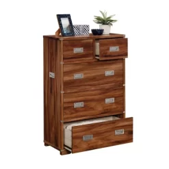 Vista Key 5 Drawer Chest Blaze Acacia - Sauder