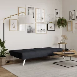 Sorenson Convertible Futon Sofa Bed Charcoal - Serta -Cozy Living Deals Store GUEST 5c20df7f 282d 4758 aa7b 3b3136b0bd67