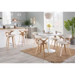 Set Of 2 Gardenia Upholstered Counter Height Barstools - Lumisource -Cozy Living Deals Store GUEST 5c3e2eb1 0a0d 48c0 93e0 8d011c5d3ec4