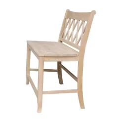 24" Double X Back Bench Seat Height Unfinished - International Concepts -Cozy Living Deals Store GUEST 5d4576b3 7fff 4704 a82e d62700140f62