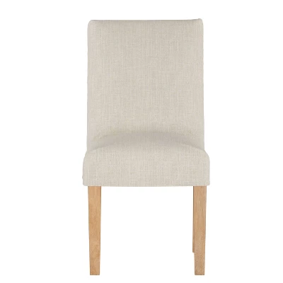 Kendra Slipcover Dining Chair In Linen Talc - Skyline Furniture 1 Kendra Slipcover Dining Chair In Linen Talc - Skyline Furniture