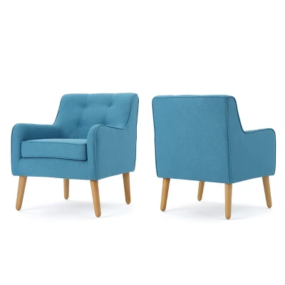 Set Of 2 Felicity Mid-Century Armchairs - Christopher Knight Home 7 Set Of 2 Felicity Mid-Century Armchairs - Christopher Knight Home - Image 7