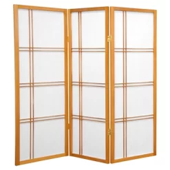 4 Ft. Tall Double Cross Shoji Screen (3 Panels) - Oriental Furniture -Cozy Living Deals Store GUEST 5db9f256 57ab 458a aff4 097e3ed41e72