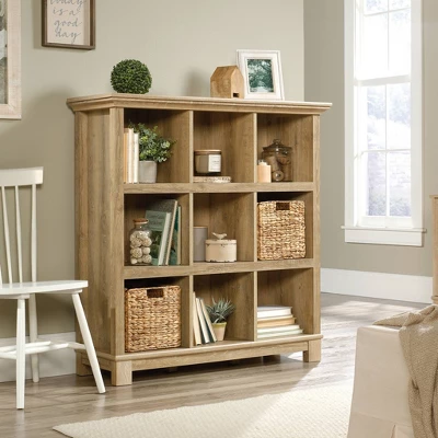 47" Garden Villa 9 Cube Organizer Orchard Oak - Sauder 1 47" Garden Villa 9 Cube Organizer Orchard Oak - Sauder