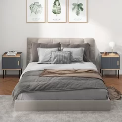 Costway Nightstand Bedside End Table With Door Cabinet For Living Room Bedroom -Cozy Living Deals Store GUEST 5dfa593a a4a3 48fa 9c66 250d019ac4ff