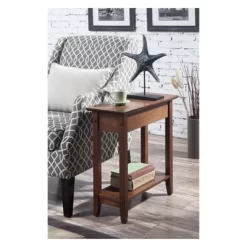 American Heritage Flip Top End Table - Johar Furniture