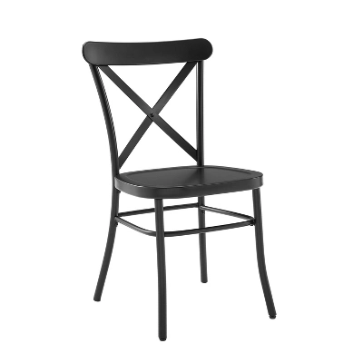 Set Of 2 Camille Dining Chair Matte Black - Crosley 6 Set Of 2 Camille Dining Chair Matte Black - Crosley - Image 6
