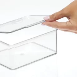 MDesign Plastic Craft Room Storage Organizer Box With Hinged Lid, 8 Pack, Clear 11 MDesign Plastic Craft Room Storage Organizer Box With Hinged Lid, 8 Pack, Clear -Cozy Living Deals Store GUEST 5fcd5256 22f0 497e 9788 163cf07f377a