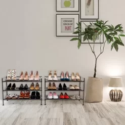 Seville Classics 2pk 3 Tier Stackable Resin Slat Shoe Racks Espresso 14 Seville Classics 2pk 3 Tier Stackable Resin Slat Shoe Racks Espresso -Cozy Living Deals Store GUEST 6073b34f 7175 4f93 aded d44448796903