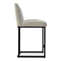 Set Of 2 Mason 25" Contemporary Armless Upholstered Fabric With Black Metal Sled Legs Counter Height Barstools-The Pop Maison 17 Set Of 2 Mason 25" Contemporary Armless Upholstered Fabric With Black Metal Sled Legs Counter Height Barstools-The Pop Maison -Cozy Living Deals Store GUEST 607e07d2 d01f 4344 8ba5 04ab003389d7