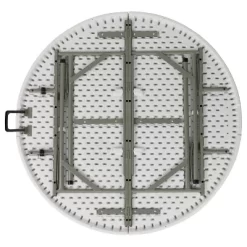 Flash Furniture 4-Foot Round Bi-Fold Granite White Plastic Banquet And Event Folding Table With Carrying Handle 11 Flash Furniture 4-Foot Round Bi-Fold Granite White Plastic Banquet And Event Folding Table With Carrying Handle -Cozy Living Deals Store GUEST 60975abb e22b 4eb9 8066 e95f5204ca25