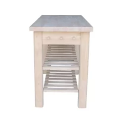 Sasha Kitchen Island - Unfinished - International Concepts -Cozy Living Deals Store GUEST 61330866 a7be 4d70 bcd9 a916eb885dd2