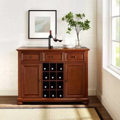 Alexandria Sideboard Cabinet With Wine Storage Cherry - Crosley 13 Alexandria Sideboard Cabinet With Wine Storage Cherry - Crosley -Cozy Living Deals Store GUEST 61844306 99d0 4859 bea6 3a61ef1c7ef1