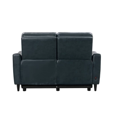 Tomasso Leather Power Reclining Loveseat With Power Headrest - Abbyson Living 2 Tomasso Leather Power Reclining Loveseat With Power Headrest - Abbyson Living - Image 2