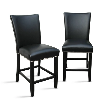 24" Set Of 2 Camila Counter Height Bar Stools - Steve Silver 4 24" Set Of 2 Camila Counter Height Bar Stools - Steve Silver - Image 4