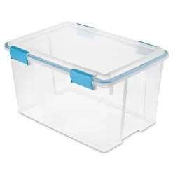 Sterilite 54 Quart Clear Plastic Stackable Storage Container Box Bin With Air Tight Gasket Seal Latching Lid Long Term Organizing Solution -Cozy Living Deals Store GUEST 62d6076f 953f 432d b5ef 8e98d9717a4d