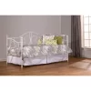 Twin Ruby Daybed Suspension Deck And Trundle Textured White - Hillsdale Furniture
