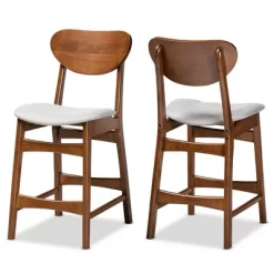 2pc Katya Fabric Upholstered And Wood Counter Height Barstool Set - Baxton Studio 17 2pc Katya Fabric Upholstered And Wood Counter Height Barstool Set - Baxton Studio -Cozy Living Deals Store GUEST 6301e78a 4ddd 4d53 9fa4 188ce1779574