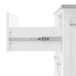 Soren Stainless Steel Top Kitchen Island/Cart Stainless Steel /White - Crosley -Cozy Living Deals Store GUEST 63658c4b d1b1 45de 86d1 7f2904565228