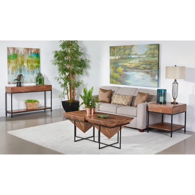 Springdale Ii Rustic 1 Drawer Side Table Natural - Treasure Trove Accents 5 Springdale Ii Rustic 1 Drawer Side Table Natural - Treasure Trove Accents - Image 5