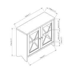 Yanga 1 Shelf Accent Cabinet Distressed Gray - MiBasics 9 Yanga 1 Shelf Accent Cabinet Distressed Gray - MiBasics -Cozy Living Deals Store GUEST 63baca2c f953 4815 9b74 73fe0d6583cc