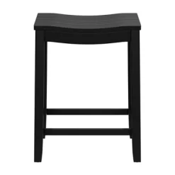 24" Fiddler Wood Backless Counter Height Barstool Black - Hillsdale Furniture -Cozy Living Deals Store GUEST 64aa4b74 91cf 4782 920f e1b330a89f33