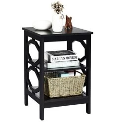 Costway 3-tier Nightstand Sofa Side End Accent Table Storage Display Shelf WhiteBlackEspressoGrey 20 Costway 3-tier Nightstand Sofa Side End Accent Table Storage Display Shelf WhiteBlackEspressoGrey -Cozy Living Deals Store GUEST 64d94f29 158c 400e a11e eab6edee531d