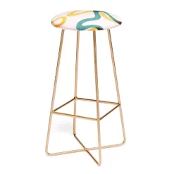 ThirtyOne Illustrations Streamers Barstool - Deny Designs -Cozy Living Deals Store GUEST 64e9a3c1 69db 495a b6da 772f5c46f0c3