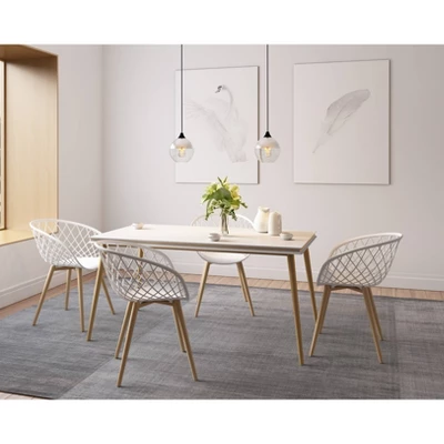 Set Of 2 Kurv Chair - Jamesdar 1 Set Of 2 Kurv Chair - Jamesdar