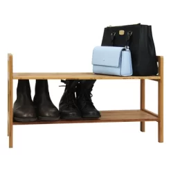 Oceanstar 2 Tier Shoe Rack, Square -Cozy Living Deals Store GUEST 65722682 00e6 40e6 9dfb 875746836832