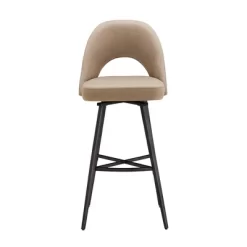 29" Set Of 2 Ragan Metal Fabric Swivel Bar Stools - Inspire Q -Cozy Living Deals Store GUEST 65d138d0 a4e1 416f ac41 50dc0fe430f9