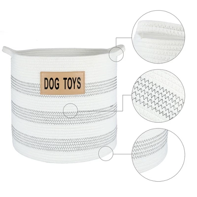 Midlee Dog Toy Rope Cotton Basket 5 Midlee Dog Toy Rope Cotton Basket - Image 5