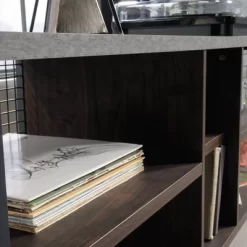 Market Commons TV Stand For TVs Up To 60" Walnut - Sauder -Cozy Living Deals Store GUEST 664ecd70 c359 4e3f bbaf e46830530c18