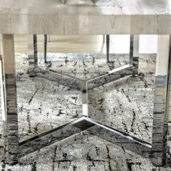 7pc Ravine Contemporary Dining Table Dining Set Light Gray/Chrome - MiBasics 5 7pc Ravine Contemporary Dining Table Dining Set Light Gray/Chrome - MiBasics -Cozy Living Deals Store GUEST 6652df6f a044 40e7 a4b3 058832913c02