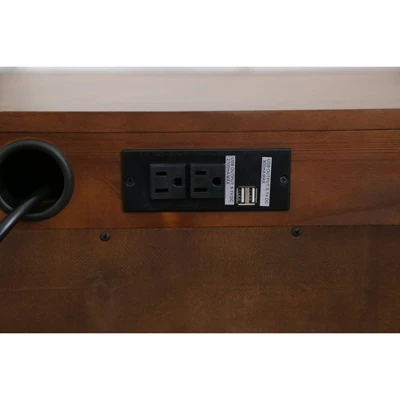 3pc Aurora Mid-Century Bedroom Set Gray - Abbyson Living 10 3pc Aurora Mid-Century Bedroom Set Gray - Abbyson Living - Image 10