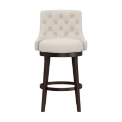 30" Halbrooke Swivel Barstool Smoke/Cream Hillsdale Furniture -Cozy Living Deals Store GUEST 66b7bcc0 61f7 48d0 b32f 7844fa62b0c2