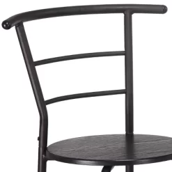 Costway 3 PCS Dining Set Table And 2 Chairs Home Kitchen Breakfast Bistro Pub Furniture Black -Cozy Living Deals Store GUEST 66eb0a9f eed6 4710 a33c acacc04beab1